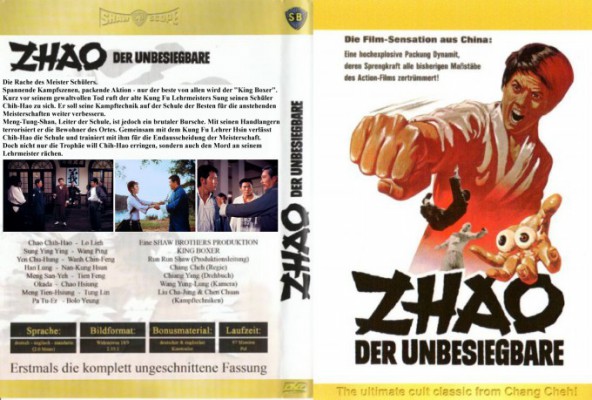 poster Zhao, der Unbesiegbare  (1972)